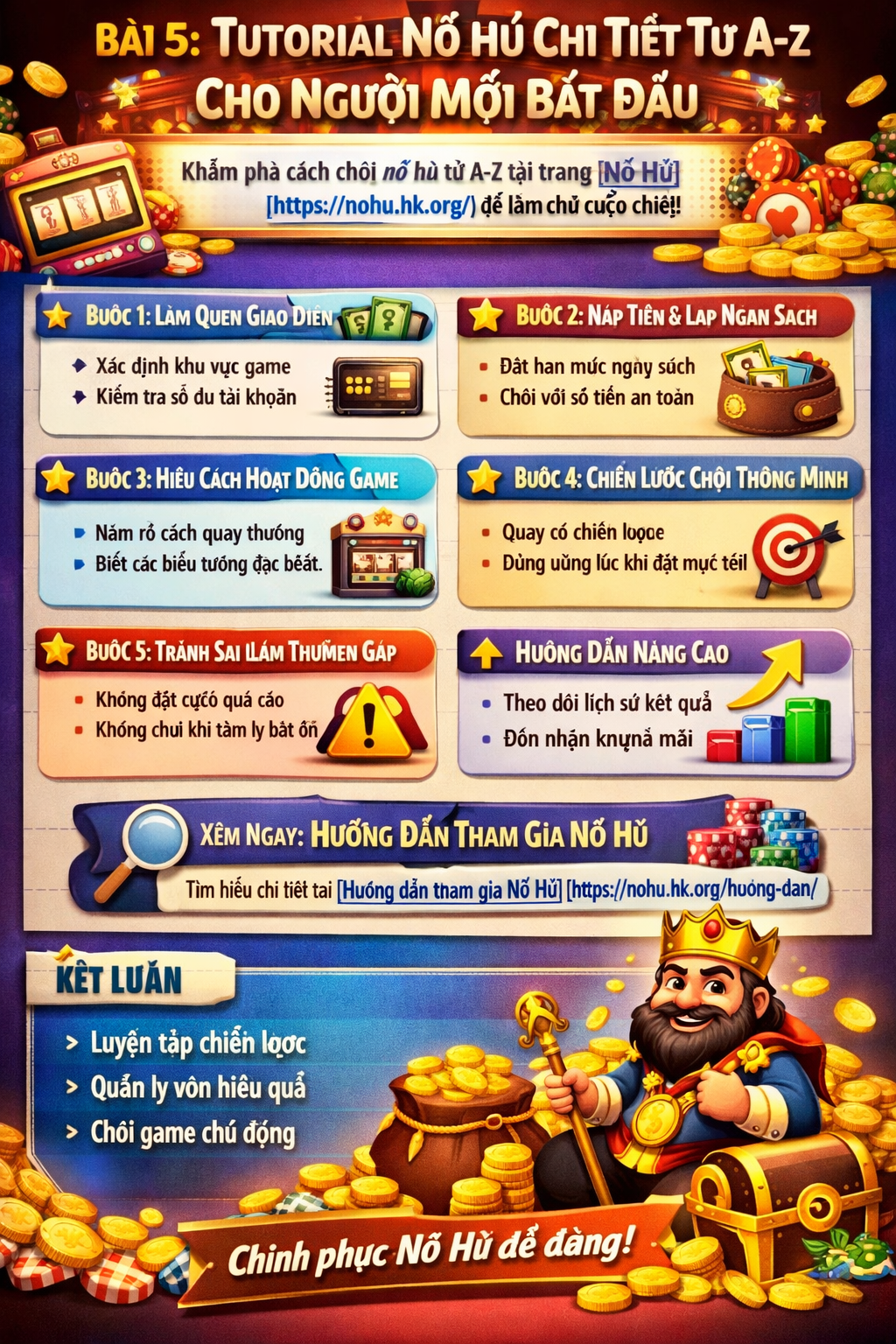 Hướng dẫn chơi Nổ Hũ chi tiết