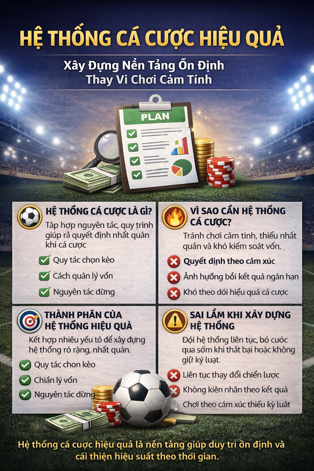 Hệ thống cá cược hiệu quả